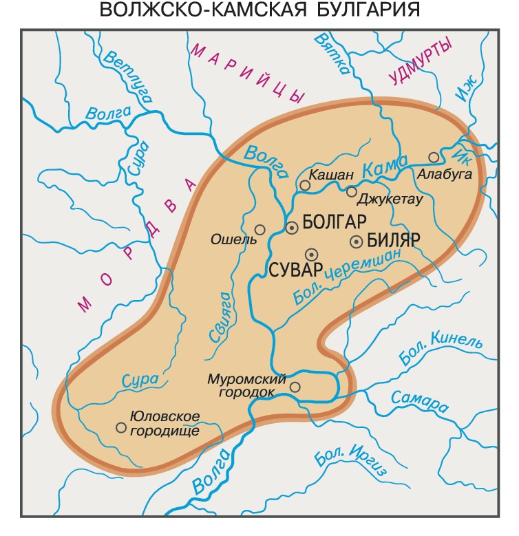 Волжско камский заповедник карта